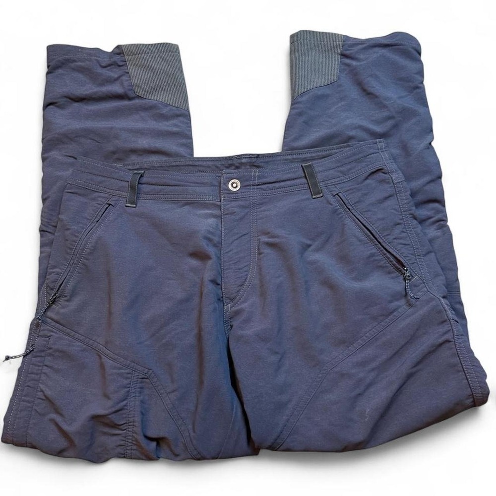 Kuhl Klash Pants Mens 36x30 Gray Hiking Outdoors Stretch Water Resistant